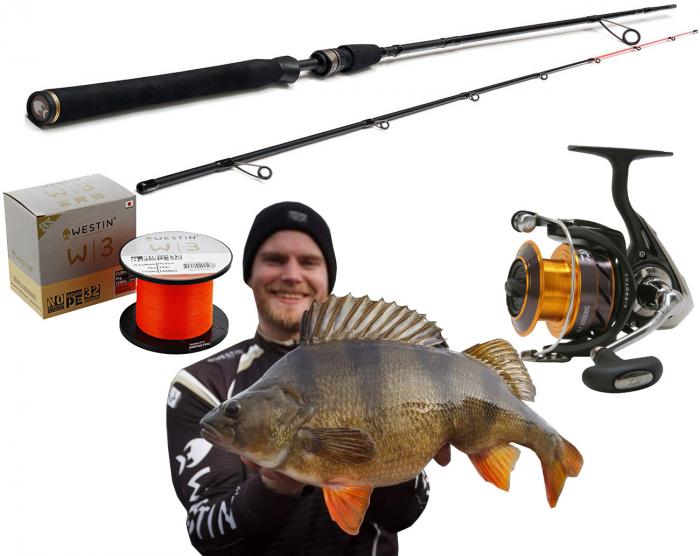 Daniel ''Mr Westin'' Nilsson' s Westin W3 Finesse Jig 2nd 7'3'' 5-20 gr Combo - Daiwa Ninja 2500 i gruppen Fiskeset / Pro Staff & Kändisarnas Combos hos Örebro Fiske & Outdoor AB (Danne FinJig-Ninja)